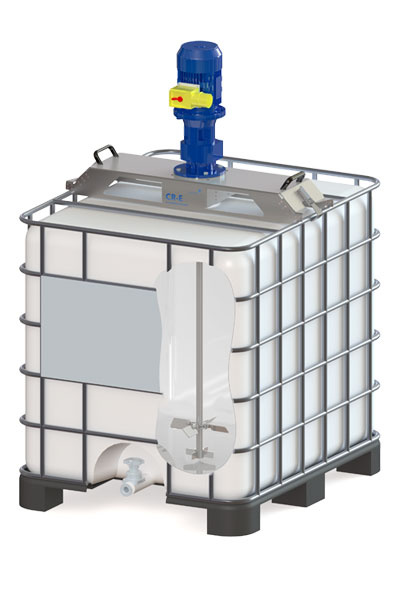 CR-E – elektrisch roerwerk voor kunststof IBCs